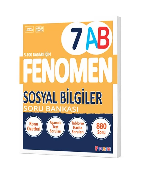 Fenomen Okul 2025 7. Sınıf Sosyal Bilgiler A - B Serisi Konu Özetli Soru Bankası - Resim 2