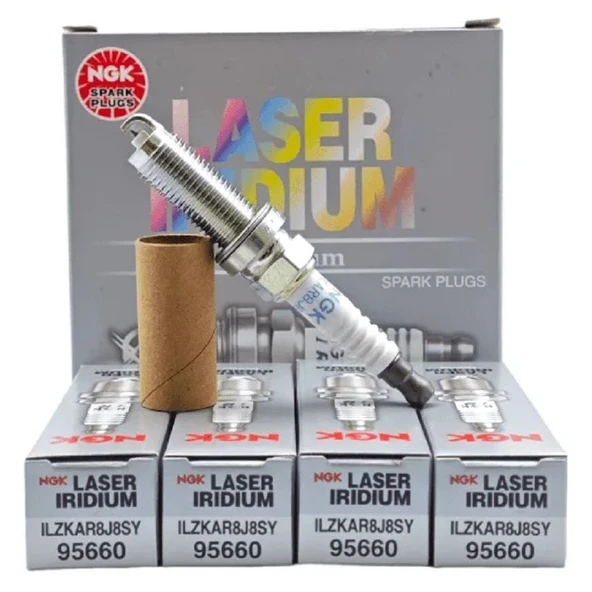 NGK 4'lü İridyum Buji Takımı ILZKAR8J8SY - 1