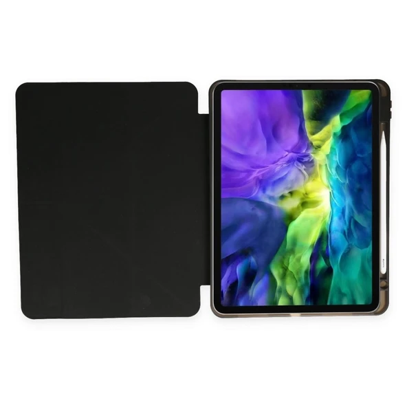 İPad 10.Nesil iPad 10.9 Uyumlu Standlı Kalemlikli Tablet Kılıfı 5 Kullanım Modu - 12