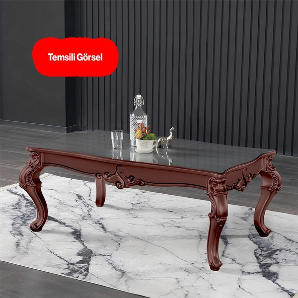 Valenta Plastik Sehpa Ayağı 47 cm Ahşap Desen 1 Adet Mobilya Zigon Çay Orta Sehpası Ayak Ayakları - 8