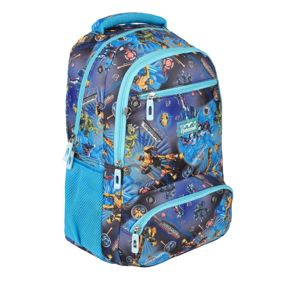 Relaxion Mavi Transformers Desenli Üçlü Okul Seti 8650-4 - Resim 3