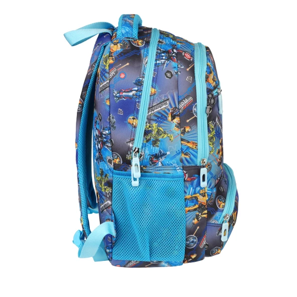 Relaxion Mavi Transformers Desenli Üçlü Okul Seti 8650-4 - Resim 4