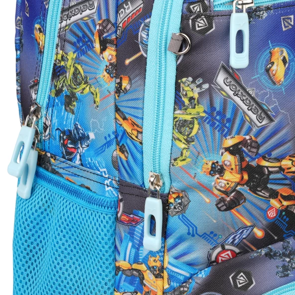 Relaxion Mavi Transformers Desenli Üçlü Okul Seti 8650-4 - Resim 8