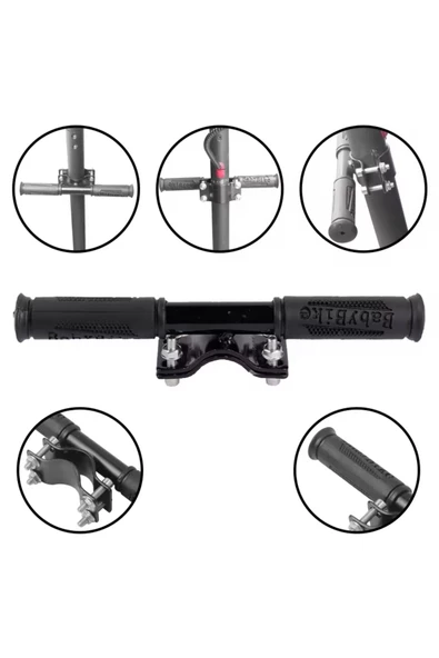 Elektrikli Scooter Çocuk Ek Tutma Gidonu Kavrama Kolu scooter çocuk destek kulpu - 6