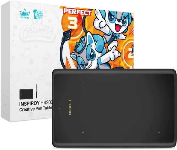 Huion H420x Grafik Tablet - 4