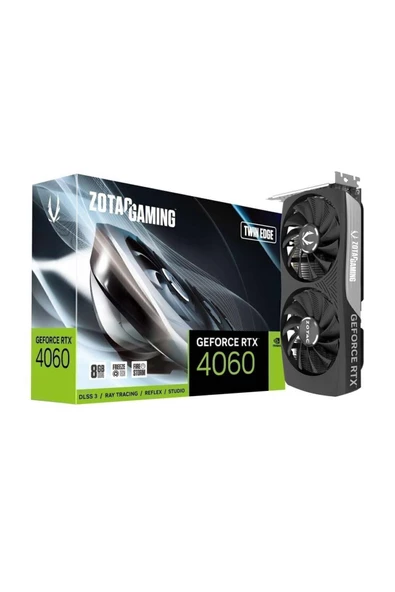 Zotac GeForce RTX 4060 GAMING TWIN EDGE 8GB GDDR6 128Bit Ekran Kartı