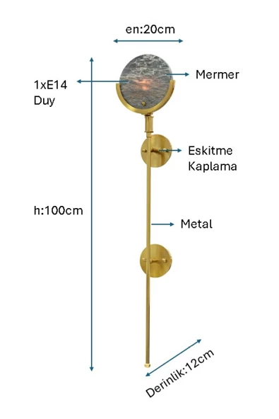 Eskitme Kaplama Aplik PLC-1207-AP-E - 2