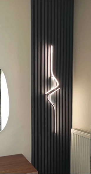 Anchor / Aplik / 100x 24 cm / 3 Renk Işık / Antrasit Gövde / 3 Yıl Garanti - 4