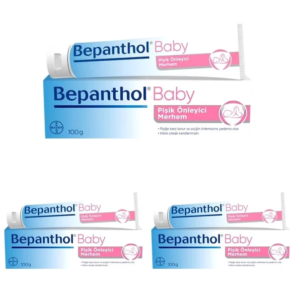 Bepanthol Baby 100 gr 3'lü Pişik Kremi