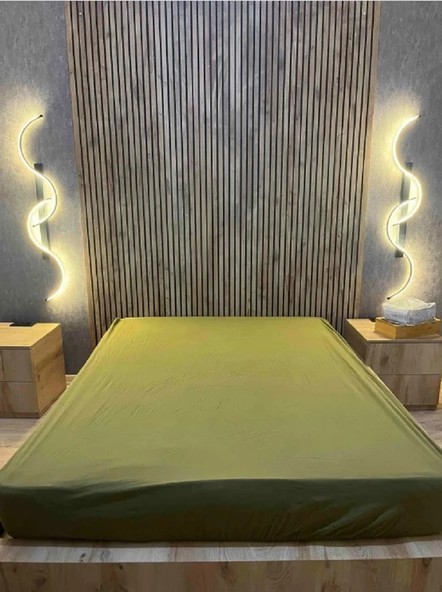 San Felipe / 2 'li Takım / Yatak Başı / Aplik / 120 cm / 3 Renk Işık / Antrasit Gövde - 3