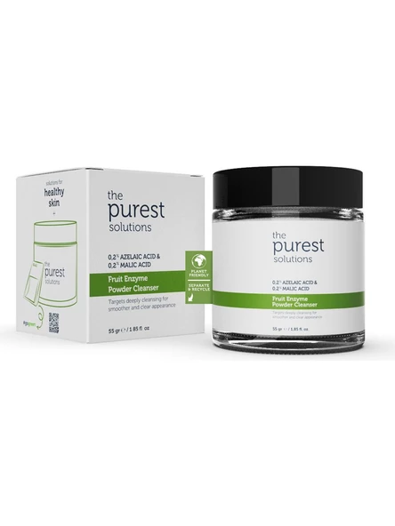 The Purest Solutions,  Arındırıcı ve Canlandırıcı Tüm ciltler için  Meyve Asitleri İçeren Toz Temizleyici 55 Gr