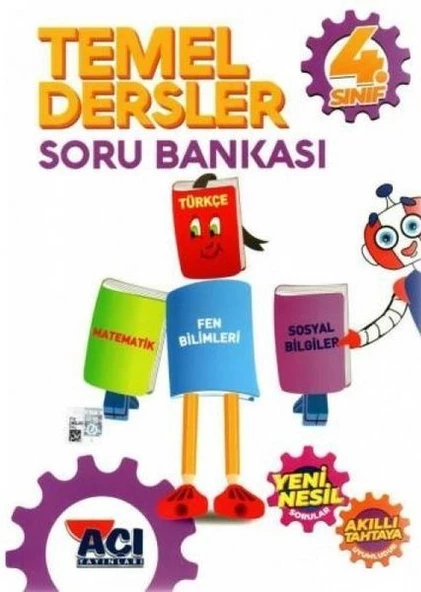 4. Sınıf Temel Dersler Soru Bankası Açı Yayınları