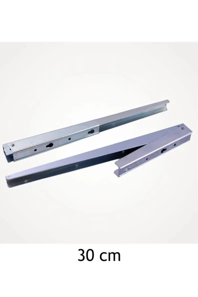 KULVARAVM Katlanır Duvara Monte Duvar Masası Yemek Masası Ayağı 1 Çift Katlanır Ayak Konsol 30 Cm - 2