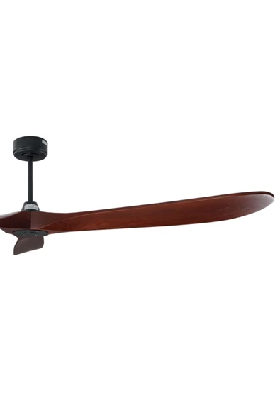 Alsanfan İzmir Siyah Motorlu Kızıl Kanatlı Aydınlatmasız Uzaktan Kumandalı 177cm Tavan Vantilatörü - Resim 4
