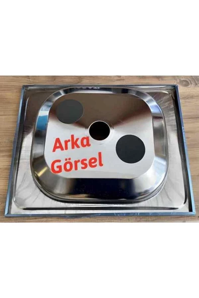 KULVARAVM 40x50 Cm Paslanmaz Krom Evye ( Daire Içi Mutfak Tezgahlarına Uyumlu Değildir) - 2