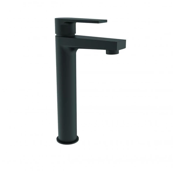 Creavit SR6500S Sharp Uzun Lavabo Bataryası Mat Siyah ürün görseli