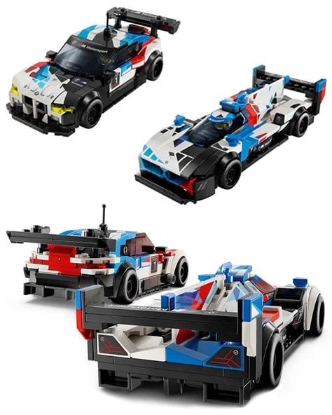 Lego Speed Champions BMW M4 GT3 ve BMW M Hybrid V8 76922 - 4