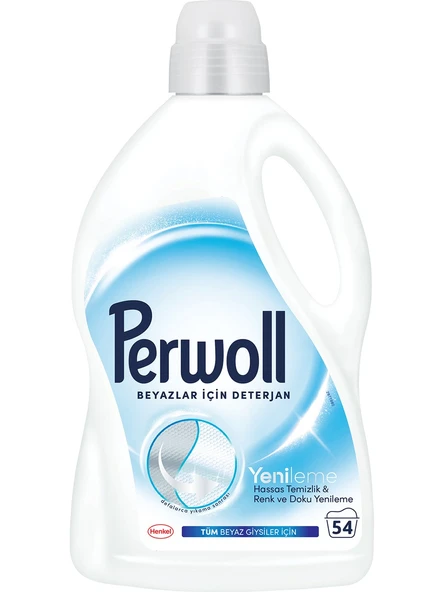 Perwoll Sıvı Çamaşır Deterjanı 2.97LT Beyaz (54 Yıkama)