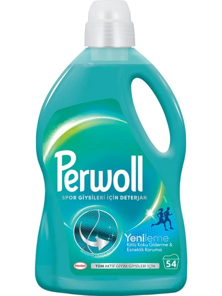 Perwoll Sıvı Çamaşır Deterjanı 2.97LT Spor Giysiler (54 Yıkama)