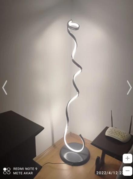 Dimli / Snake / 120 cm / Lambader / Antrasit Gövde / 3 Renk Işık / 3 Yıl Garanti - 2