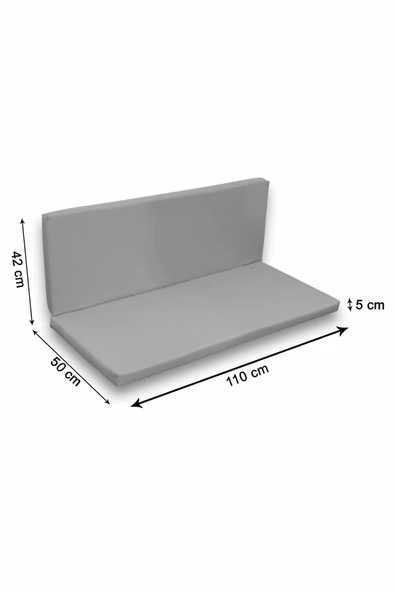 EVOKE   Arkalıklı Bank Minderi 110x50x5cm - 4