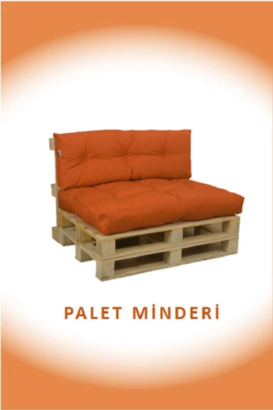 EVOKE Kış Bahçesi Dış Ve Iç Mekan Palet Minderi, Yer Minderi, Bahçe Minderi, Minder Takımı 2 Li - 2