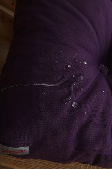 EVOKE Dış Ve Iç Mekan Yer&palet Minderi Minder Seti Takımı 2 Li Mor - 3