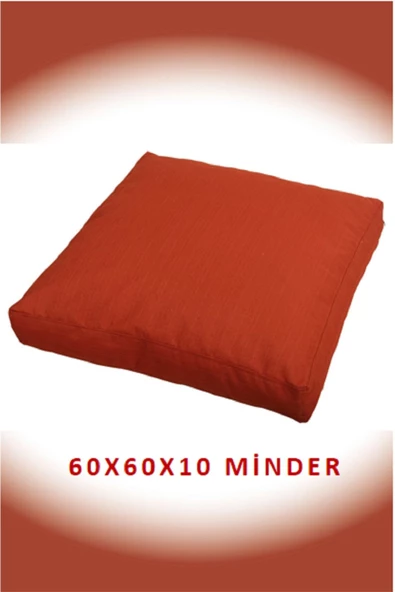 EVOKE Kare Yer Ve Palet Minderi - Kiremit