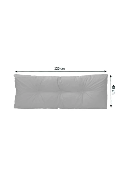 EVOKE Dış Ve Iç Mekan Palet Bahçe Balkon Havuz Başı Yat Minderi Koltuk Minderi Sırt - 5