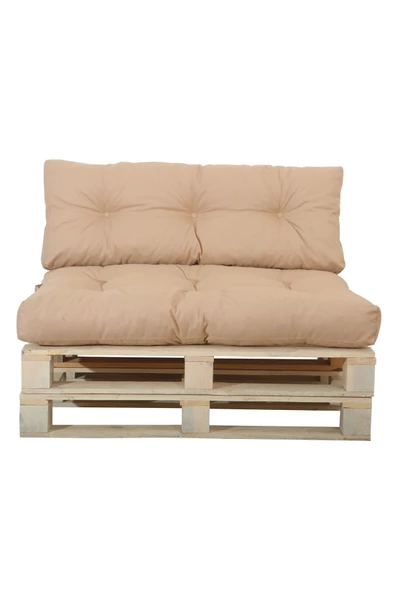 EVOKE Kış Bahçesi, Balkon Minderi, Oturma Ve Yer Minderi Iç Ve Dış Mekan Palet Minderi -t.kahve - 3