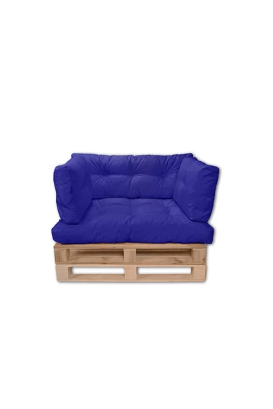 EVOKE Dış Ve Iç Mekan Palet Bahçe Balkon Havuz Başı Yer Minderi Koltuk Minderi Takımı - 2