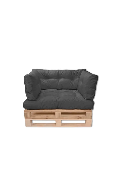 EVOKE Dış Ve Iç Mekan Palet Bahçe Balkon Havuz Başı Yer Minderi Koltuk Minderi Takımı - 2