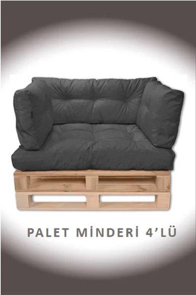 EVOKE Dış Ve Iç Mekan Palet Bahçe Balkon Havuz Başı Yer Minderi Koltuk Minderi Takımı