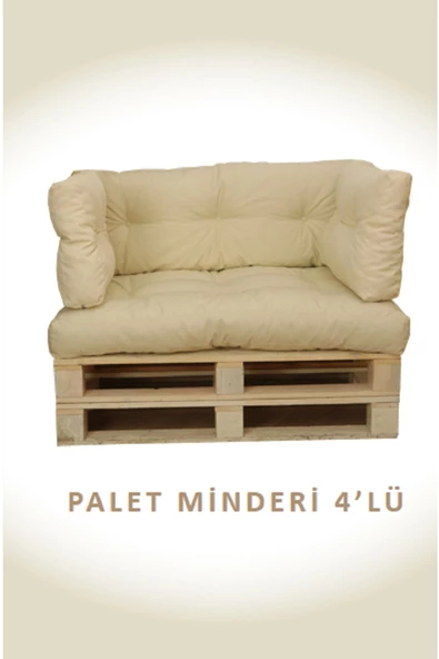 EVOKE Dış Ve Iç Mekan Palet Bahçe Balkon Havuz Başı Yer Minderi Koltuk Minderi Takımı