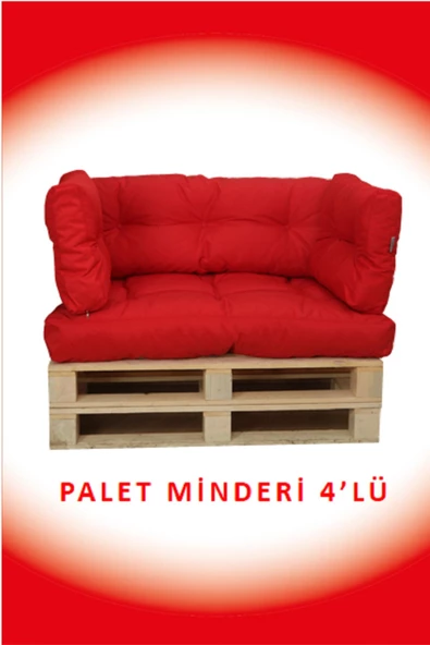 EVOKE Dış Ve Iç Mekan Palet Bahçe Balkon Havuz Başı Yer Minderi Koltuk Minderi Takımı