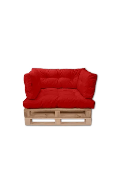 EVOKE Dış Ve Iç Mekan Palet Bahçe Balkon Havuz Başı Yer Minderi Koltuk Minderi Takımı - 2