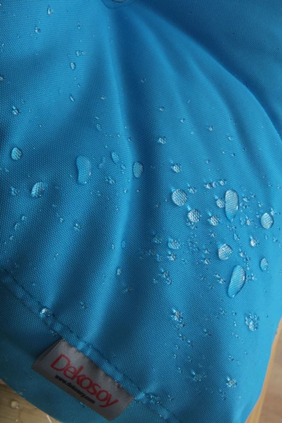 EVOKE Dış Ve Iç Mekan Palet Minderi Minder Seti Takımı 2 Li Turkuaz - 4