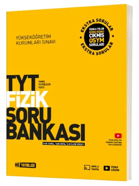 Hız Yayınları TYT Fizik Soru Bankası