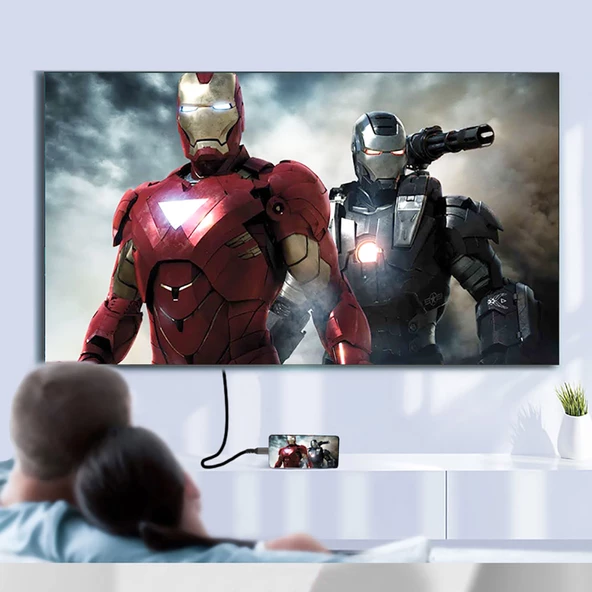 2.Jenerasyon Type-C to Type-C USB3.2 PD Data Kablosu 100W 20Gbps 4K@60Hz 1 Metre - 12