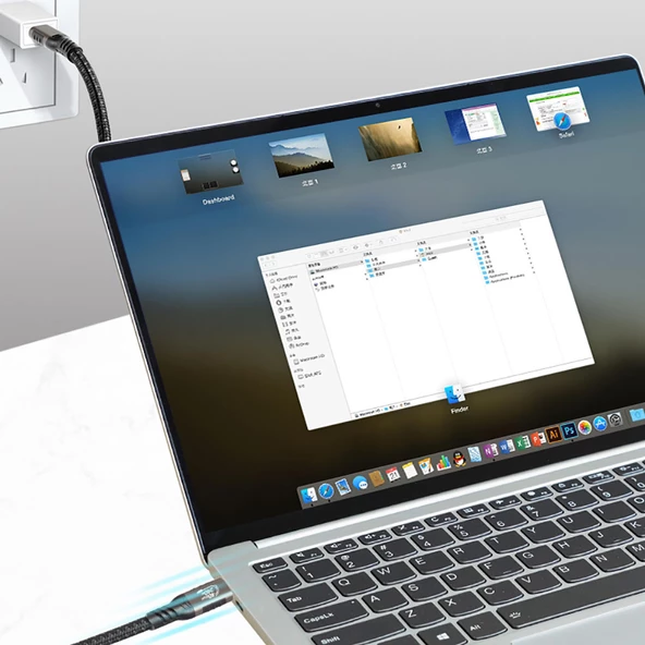 QG01 Type-C to Type-C USB4 PD Data Kablosu 240W 40Gbps 8K@60Hz 0.2 Metre - 10