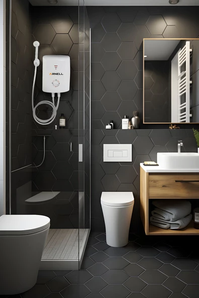 Şofben Elektirikli Ani Su Isıtıcısı Banyo Ve Mutfak Şofbeni -7500 Watt - 2