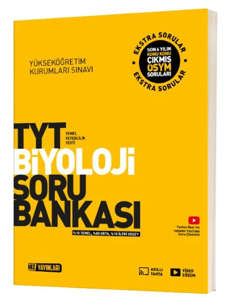 Hız Yayınları TYT Biyoloji Soru Bankası