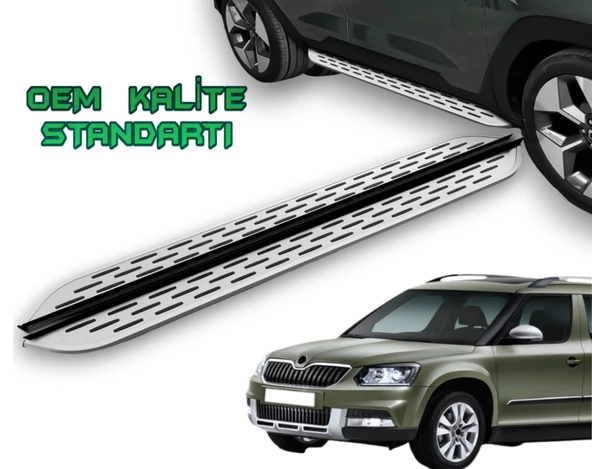 YETİ 2009 2010 2011 2012 2013 2014 2015 2016 2017 ARACA ÖZEL YAN BASAMAK ürün görseli 1