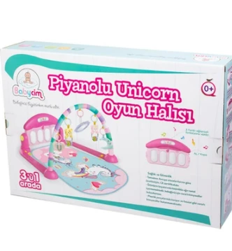 Babycim 0632/0639 Unicorn Piyanolu Oyun Halısı Aktivite Oyun - 2