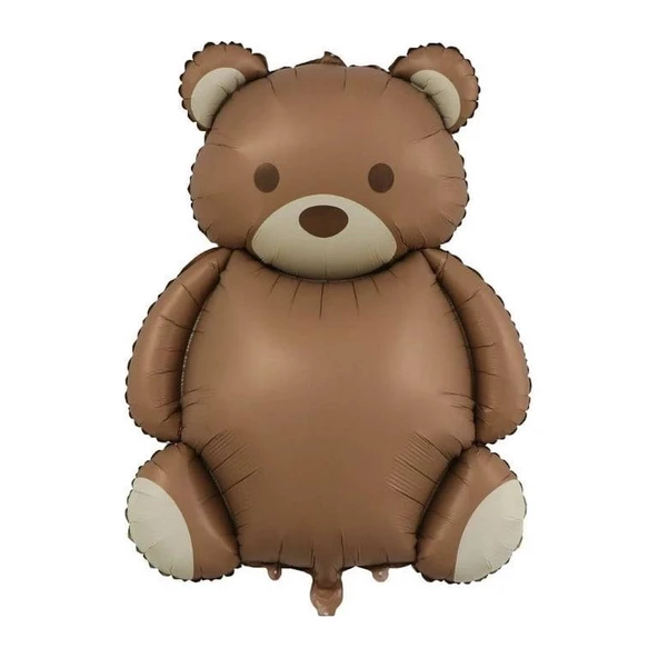 Retro Büyük Ayı Folyo Balon 90x65 cm ürün görseli 1