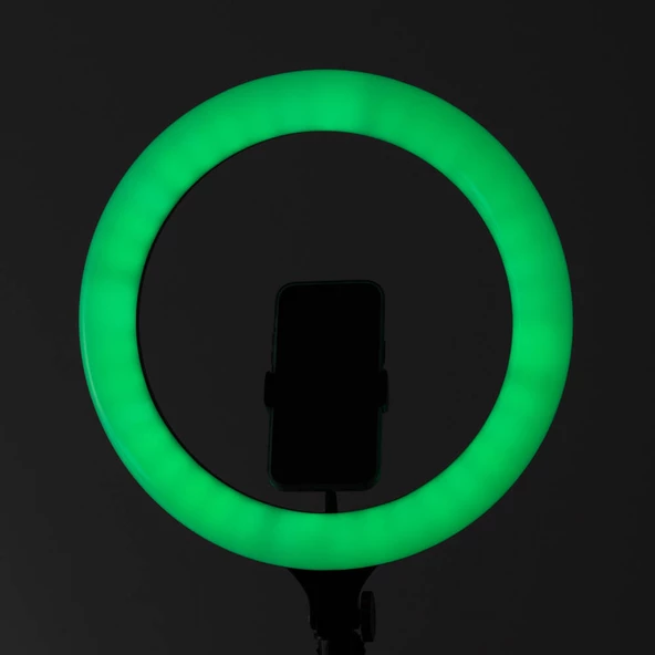 MJ38 RGB 25W Ring Light Canlı Yayın 38cm USB'li ve Telefon Stand - 8