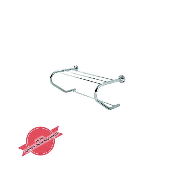 İGK YAPI - ÇELİK BANYO BELLA DESTEKLİ RAF HAVLULUK 50CM (30-002) - 3