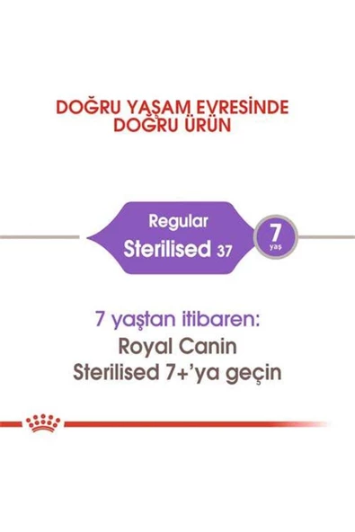Royal Canin Sterilised 37 Kısırlaştırılmış Yetişkin Kedi Maması 2 KG - 2