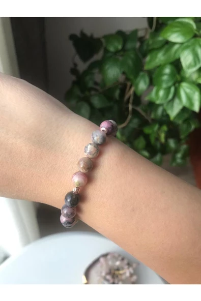 Pembe Opal Bileklik - 2