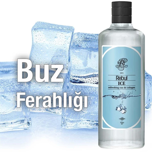 Rebul Ice 250 ml Kolonya - 3
